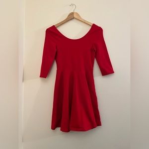 Express red dress
